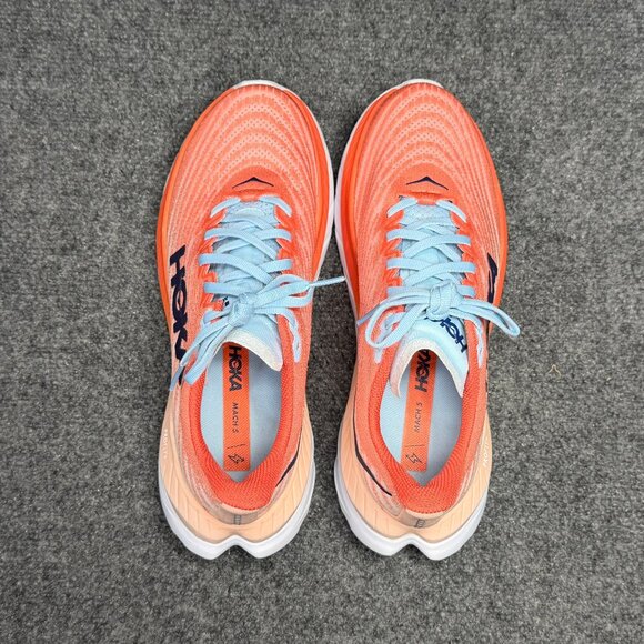 Hoka Mach 5 Running Shoes Women 8.5 Camellia Peach Athletic Run Training Sneaker - Picture 8 of 12